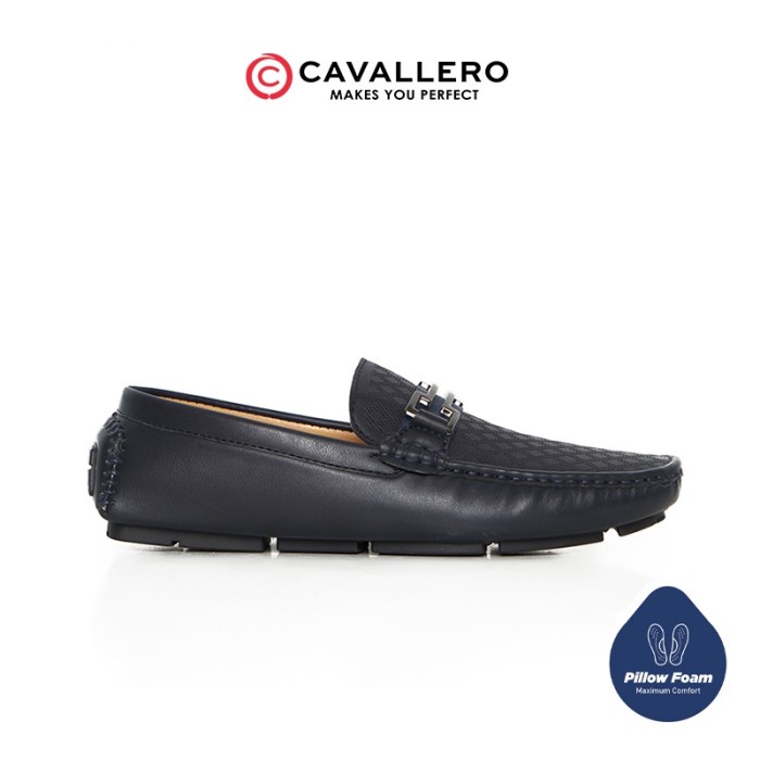 Terlaris Sepatu Loafers Pria Cavallero Nunzio 1 Navy