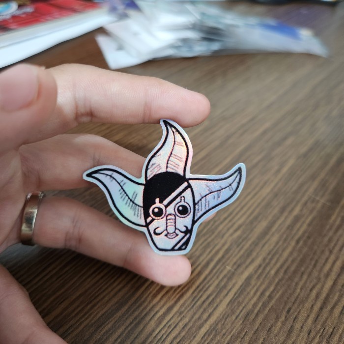 

Sticker Hologram Anime - PSH1665 - One Piece - King Usopp