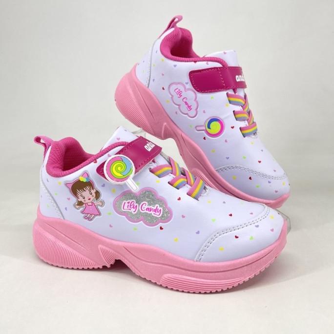 sepatu sneaker anak perempuan Ando Lily candy original