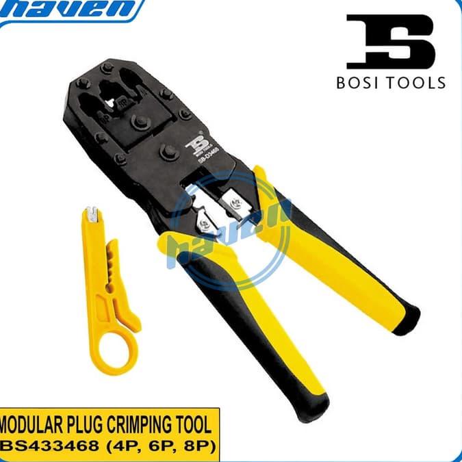 [KODE 0Z99E] Tang Crimping RJ45 RJ11 / Crimping Tools RJ45 BOSI /Crimping RJ45 RJ45 D3468