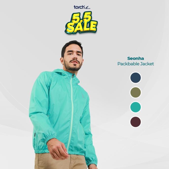 Torch Jaket Lipat - Windproof Windbreaker Packable Jacket Seonha