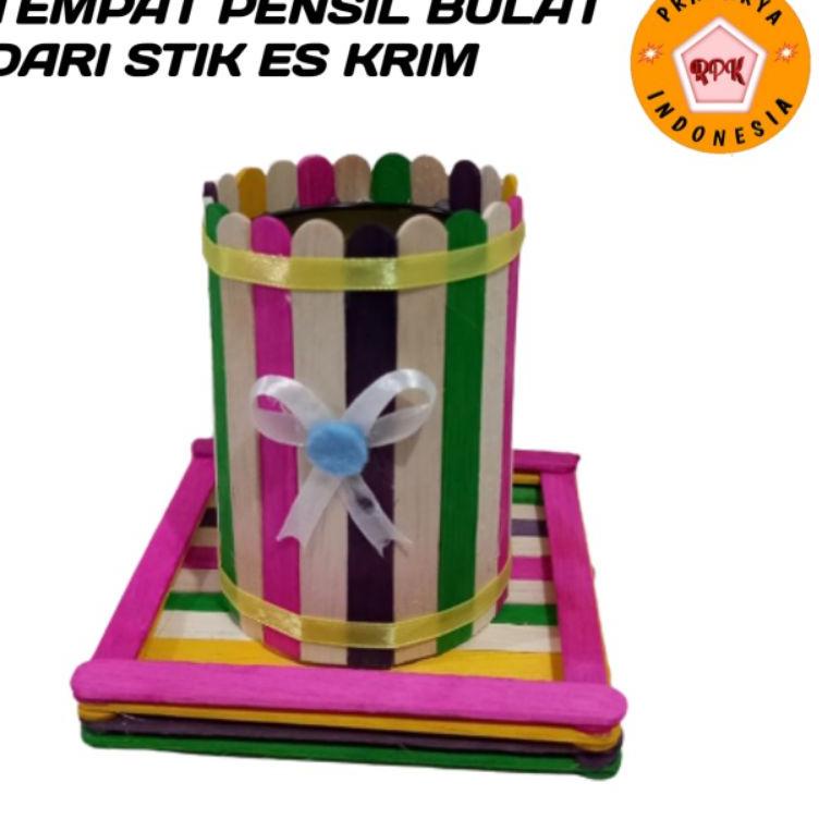 

Stock Terupdate Tempat pensil bulat stik es krim warna warni 0GJ