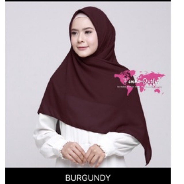 preloved alicia shawl femme outfit burgundy