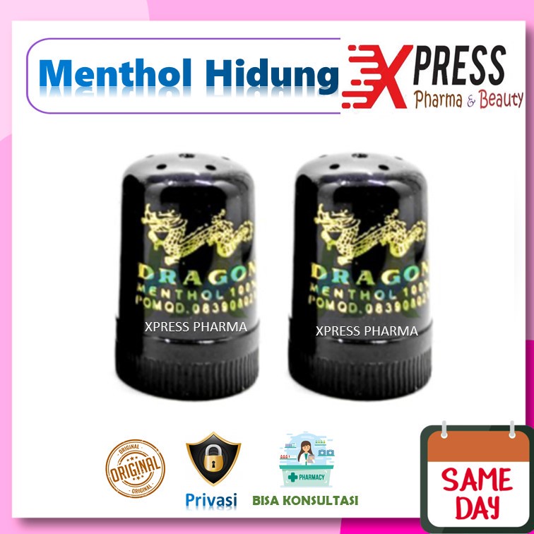 XPRESS  Menthol Cap Dragon HAP H1 H2 HSB Beruang Vicks Hidung Pilek Tersumbat Mentol Mabuk Inhaler