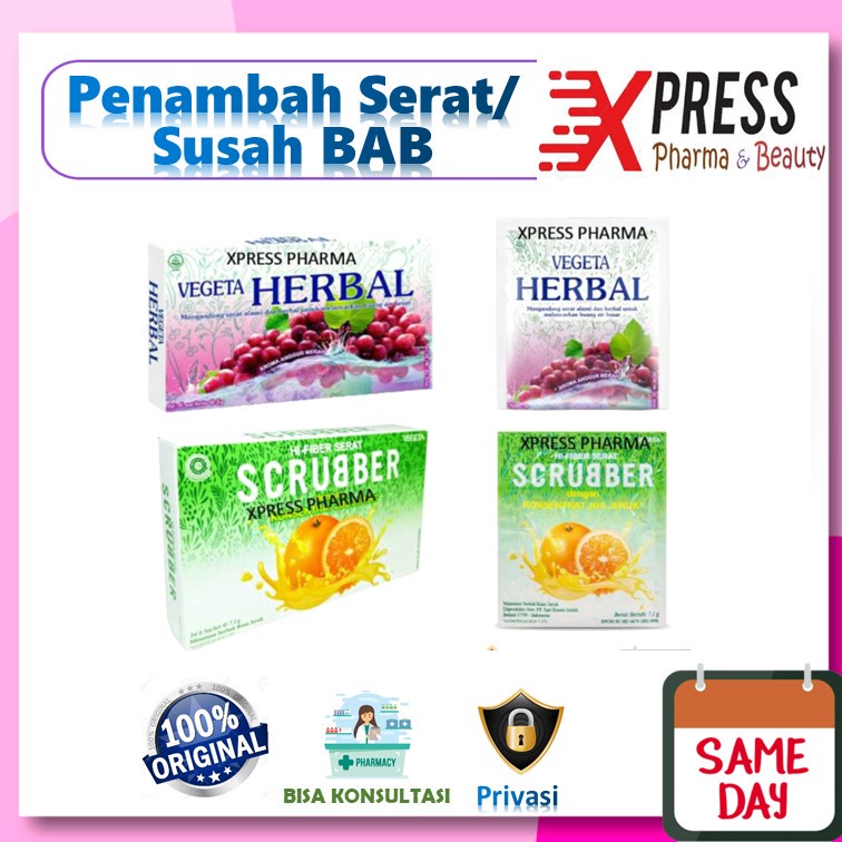 

⚡XPRESS⚡ Vegeta Herbal / Vegeta Scrubber Scruber Orange Obat Diare