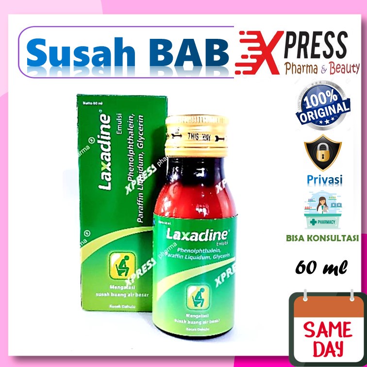 ⚡XPRESS⚡ Laxadine Sirup sembelit / konstipasi 60 ml laksadine Laxadin Laksadin