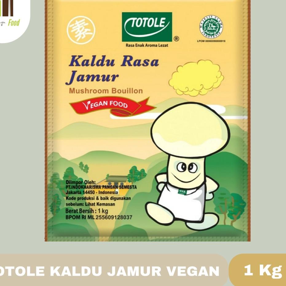 

Limited | KI3 | Totole Kaldu Jamur [400G/1Kg] Vegan Vegetarian Penyedap Rasa Pengganti MSG Mushroom Buillon