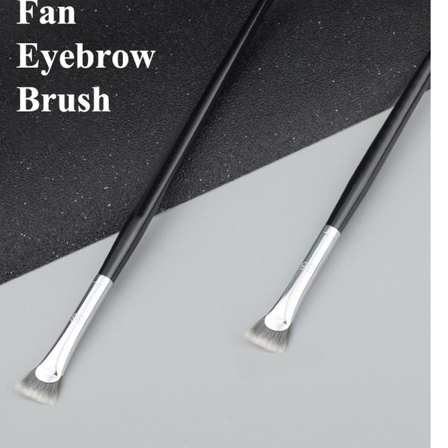 Belanja disini Ff4F9 Mini Fan Eyeshadow Brush Eyebrow Eyeliner Brush Professional Small Fan Eyebrow 