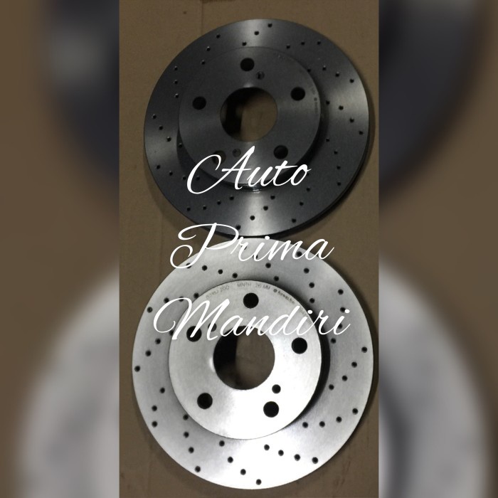Terlaris Rotor Brake Disc Brembo Innova Hilux Sc Drilled Drill