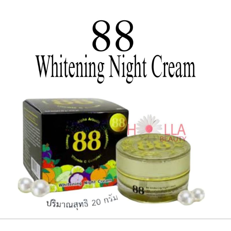 skincare Thailand whitening night cream 88 original import