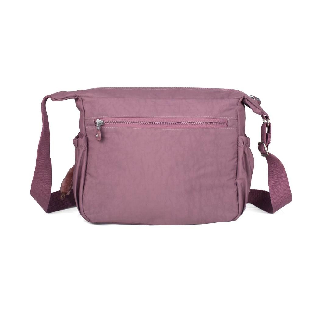 TAS SELEMPANG WANITA SELEMPANG BESAR KERJA NYLON IMPORT / 12615