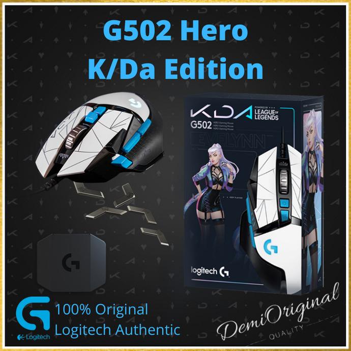 Logitech G502 K/DA KDA Original Mouse Gaming Ready Stock
