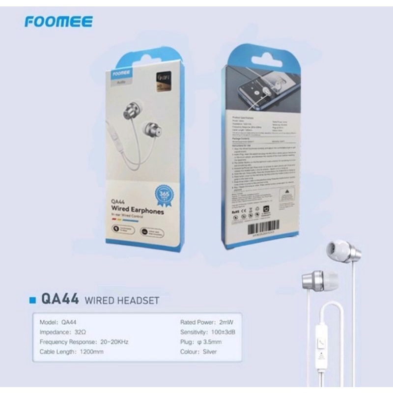 Foomee Earphone QA44