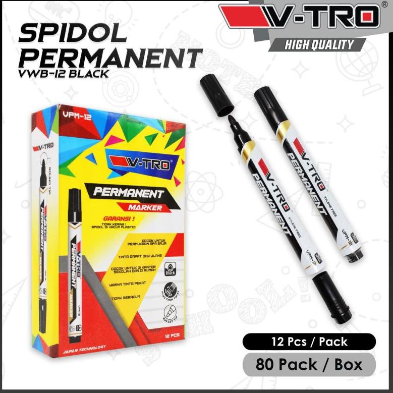 

Star 10.10 Montana V-tro Spidol Permanen MP-12 (lusin) - Permanent Marker VPM-12 (1DZ)