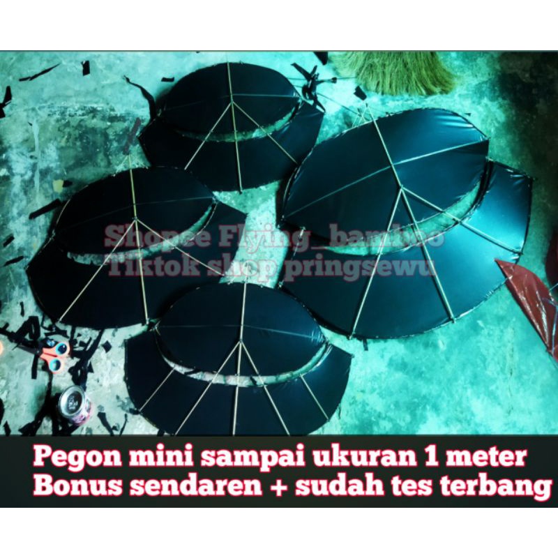 layangan pegon mini 2 jengkal bonus sendaren sudah tes terbang