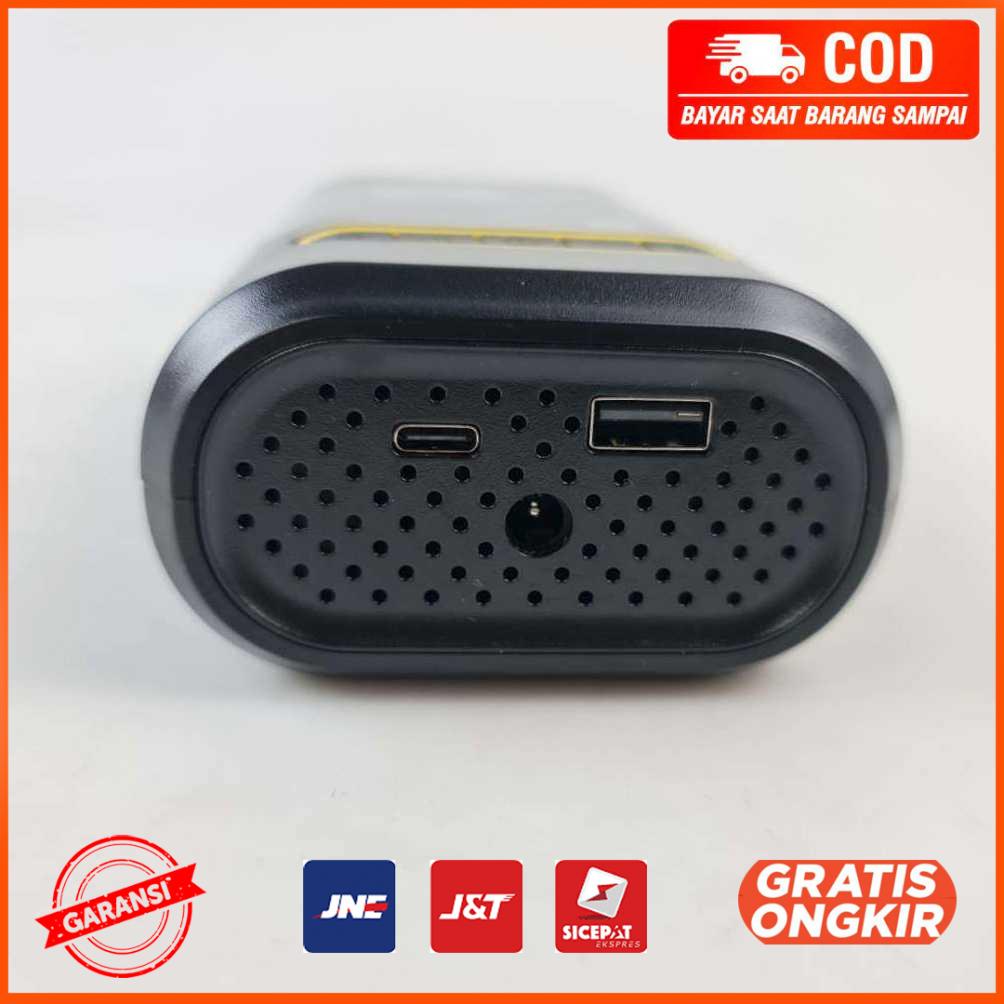 Pompa Ban Elektrik Mini Tire Inflator LCD Display Rechargeable ATJ8466