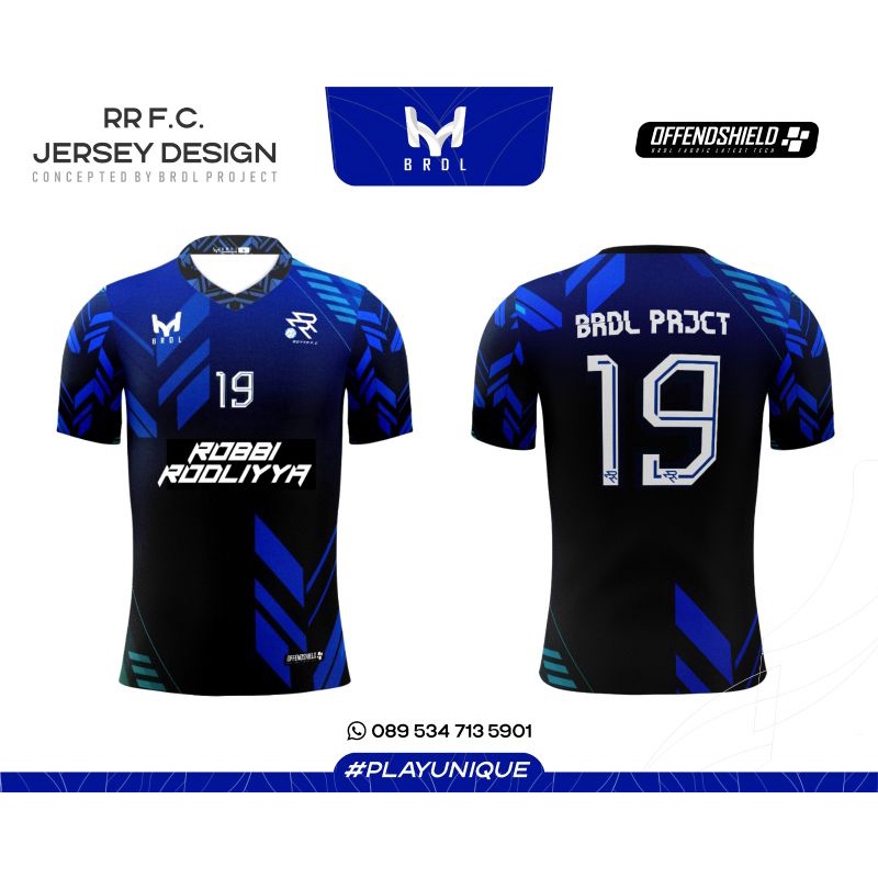 Jersey Custom Desain (Atasan)