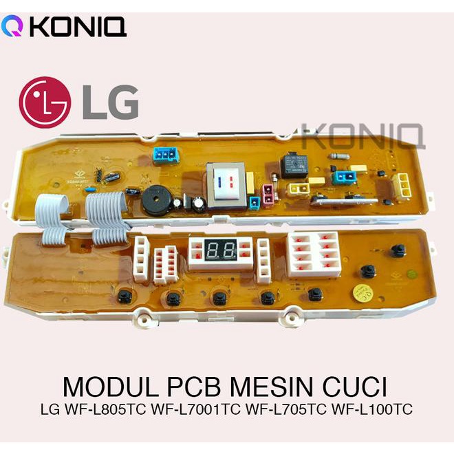 Modul Pcb Wf-L805Tc Mesin Cuci Lg Wf-L7001Tc / Wf-L705Tc / Wf-L100Tc
