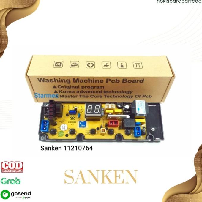 Modul Pcb Mesin Cuci Sanken Aw-S807J 6 Tombol