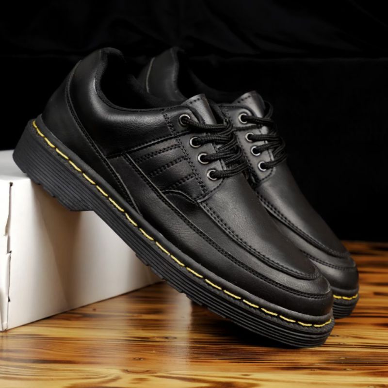 WOLF gogeta - Sepatu Pantofel Formal Docmart Low Boots Kerja Pria