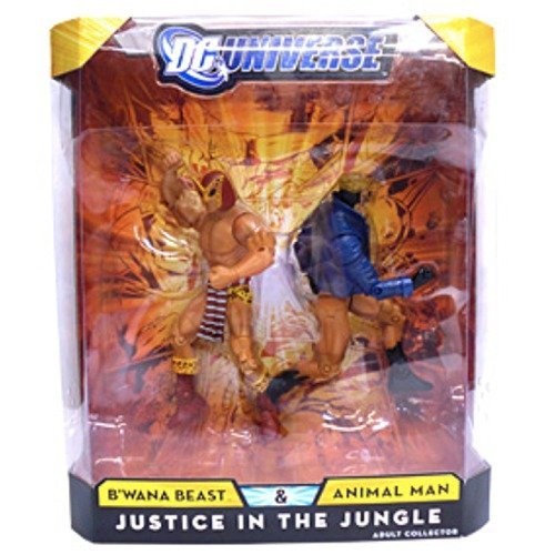 Diskon Spesial Dc Universe Justice In The Jungle Bwana Beast &amp; Animal Man Terbaru