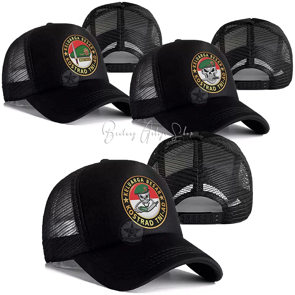 Topi Custom Keluarga Besar Kostrad TNI-AD  Exclusive Gold