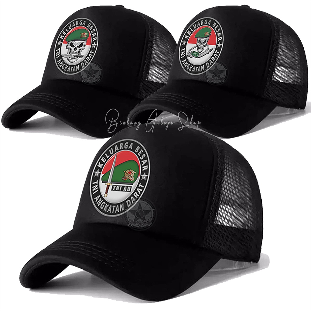 Topi Baret Keluarga Besar TNI Angkatan Darat Limited Edition Silver