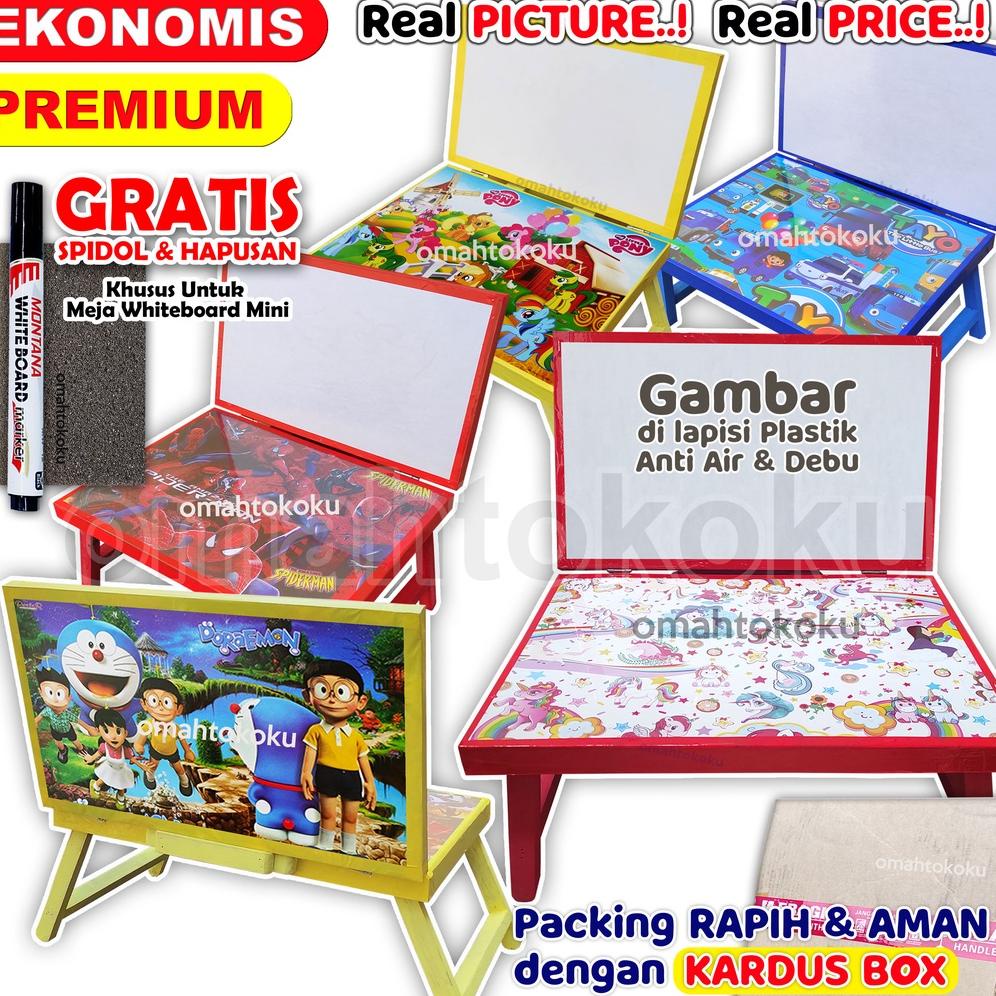 

Star 8.8 meja belajar plus papan tulis lipat karakter anak minimalis gratis spidol dan penghapus 30x40x24 Lengkap 1 Set banyak pilihan model dan motif dengan whiteboard atau tanpa white board