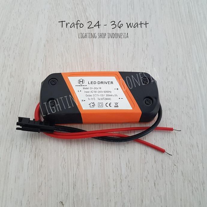 Trafo driver led 24w-36w lampu downlight panel Hanmac