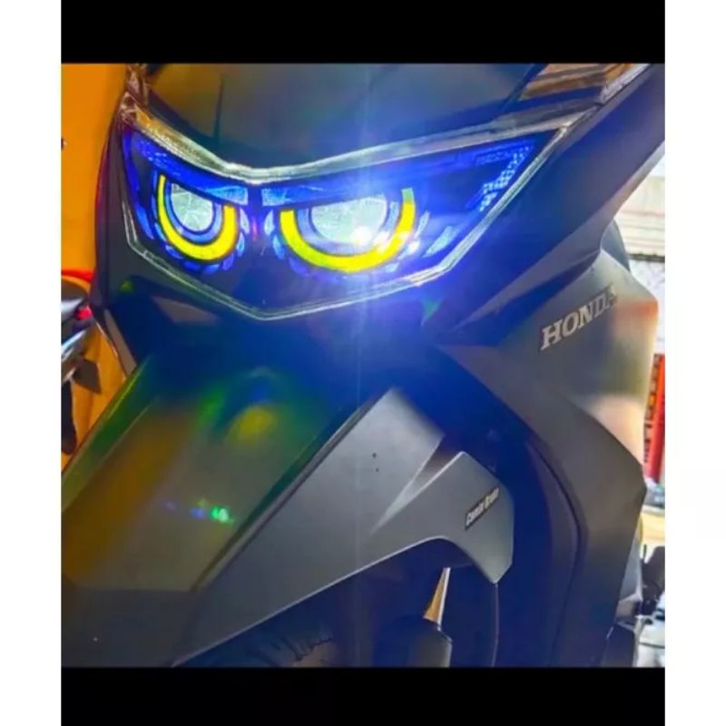 Stiker lampu depan beat new/deluxe/street