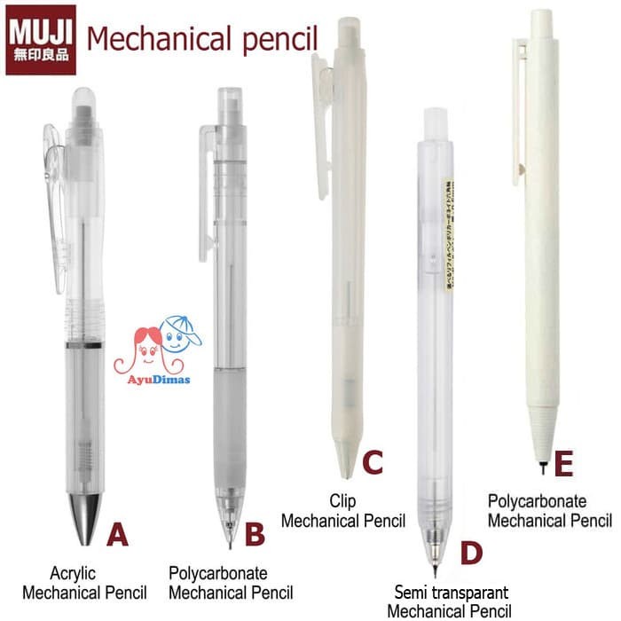 

Discount Muji - Mechanical Pencil - Pensil mekanik /ALAT TULIS AESTHETIC/ALAT TULIS SET/ALAT TULIS