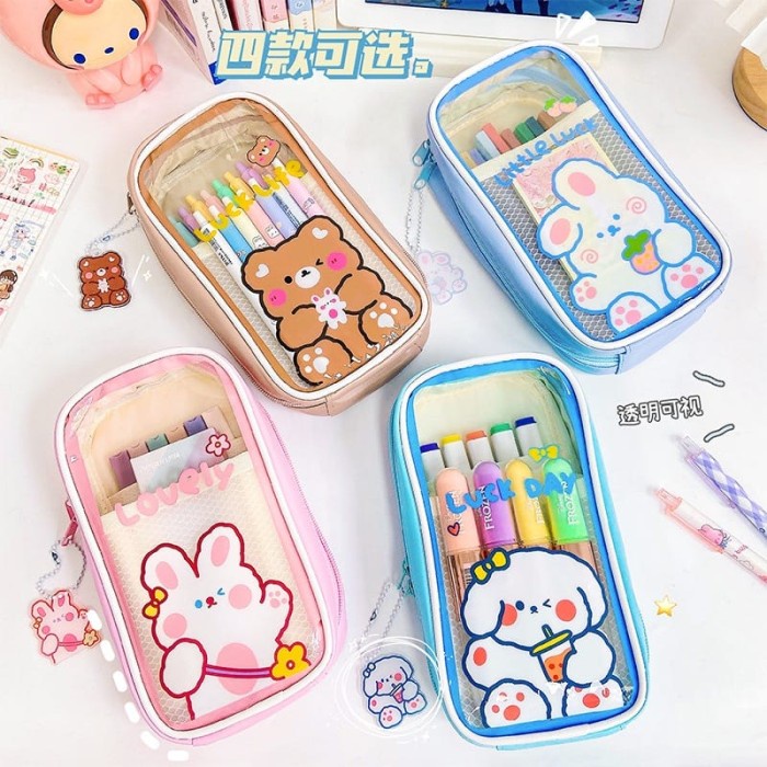 

BAYAR DITEMPAT kotak pensil anak perempuan lucu Kawaii Tempat pena Kawaii Korea /ALAT TULIS
