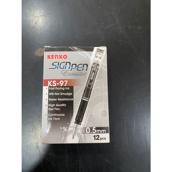

Sale KENKO PULPEN SIGN PEN KS -97 / PULPEN KENKO CAIR / SATU PAK ISI 12 PCS /ALAT TULIS