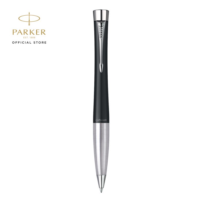 

BAYAR DITEMPAT Parker Urban Matte Black Chrome Trim Ballpoint TW /ALAT TULIS AESTHETIC/ALAT TULIS