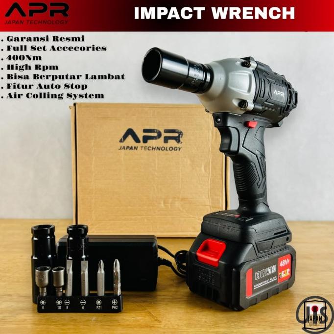 impact wrench 48s APR JAPAN tech mesin pembuka baut ban mobil motor