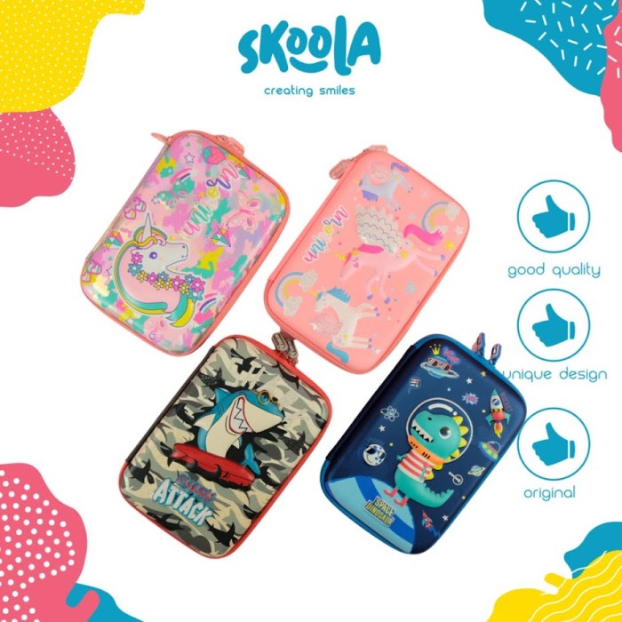 

TERLARIS Kotak Pensil Hardtop Tempat Pensil 3D Smiggle Alike Pencil Case /ALAT TULIS AESTHETIC/ALAT