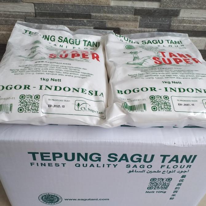 

Tepung Sagu Tani Super 1 Kg 1 Dus