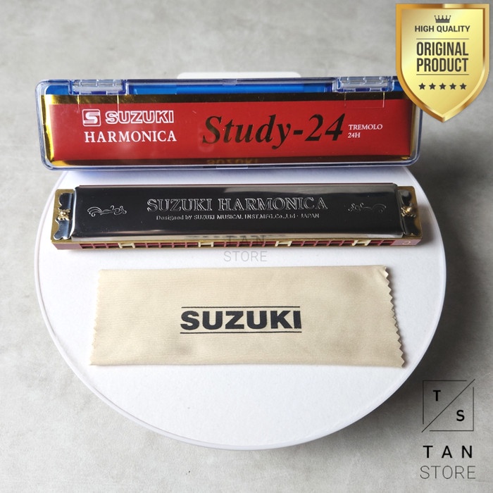 Terlaris Harmonika Suzuki Diatonic Tremolo 24 Holes