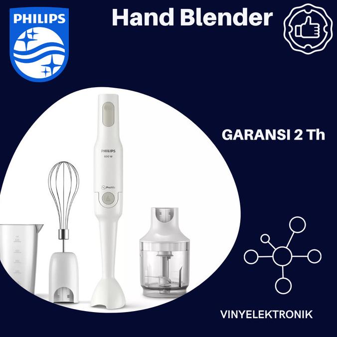 Philips Hand Blender Tangan HR 2533 Garansi Resmi / Philips HR2533