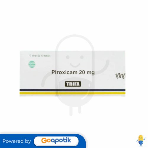 PIROXICAM TRIFA 20 MG BOX 100 TABLET