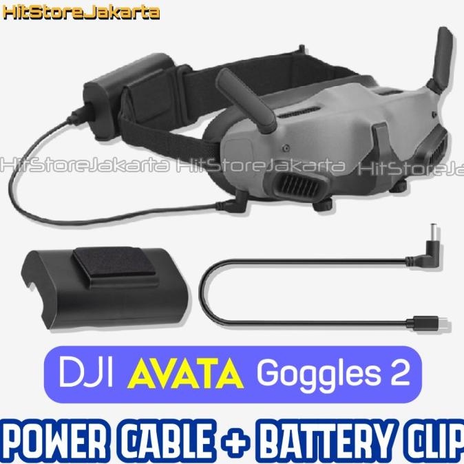 Power Cable For DJI Avata Goggles 2 Battery Clip Holder Baterai