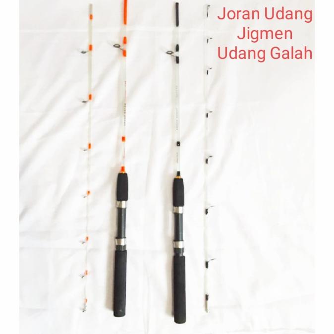 Joran Super lentur Jigmen Udang Galah 120 135 150 cm kuat marit byk