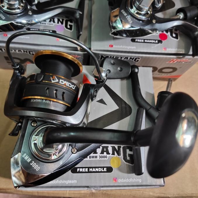 Reel daido mustang 1000 2000 3000 bonus handel