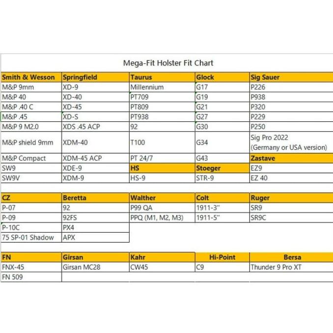 Holster Universal Cytac