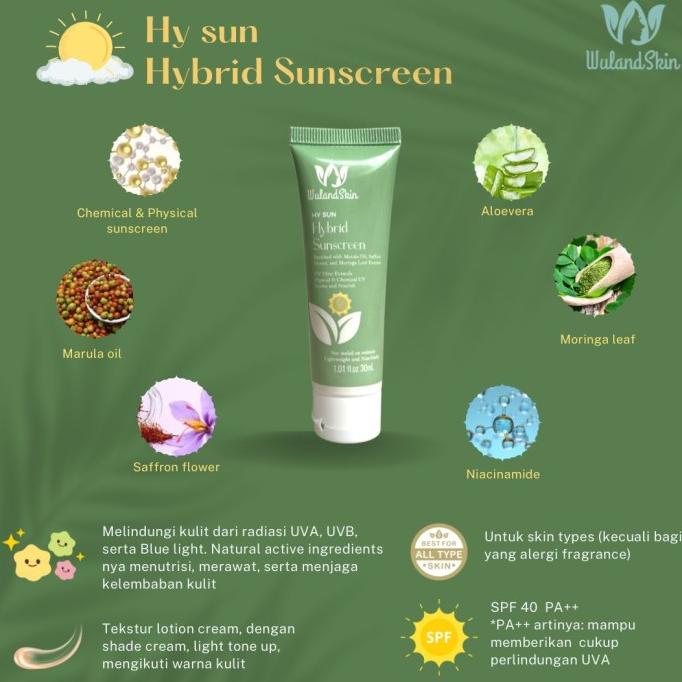 Hy Sun Hybrid Sunscreen by Wuland Skincare WulandSkin