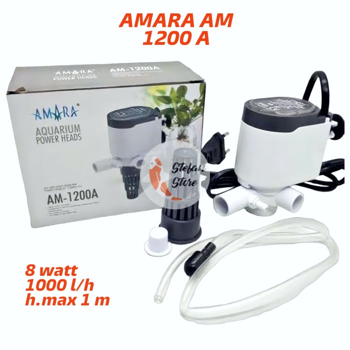 AMARA AM 1200 A POWER HEAD POMPA CELUP AQUARIUM AMARA 1200A AMARA 1200