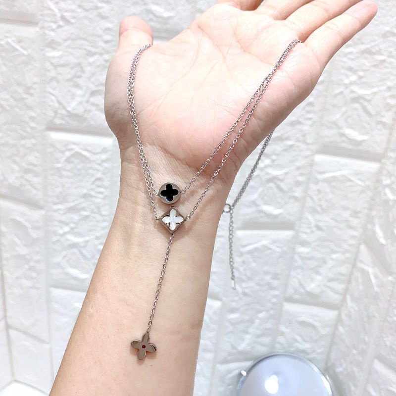 Kalung Titanium asli Premium Quality Anti karat anti alergi Stainless Steel ori 011