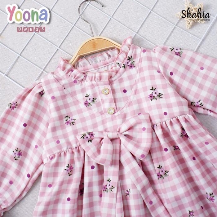 Shahia Servantina - Gamis Anak Perempuan Yoona Dress