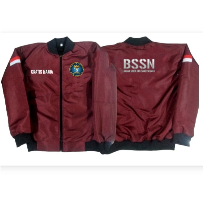 JAKET BOMBER BSSN, LEMDIKPOL, POLISI