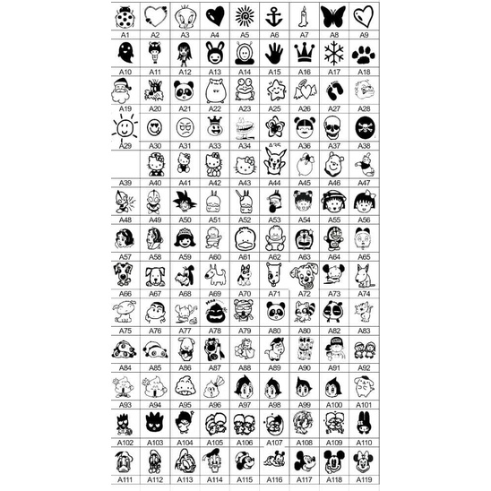 

Custom stamp (stempel anak atau profesi) WW Ganci Big (Pony)